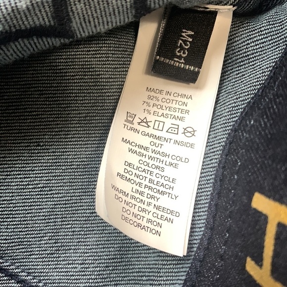 𝅺Kate Spade BROOME STREET ROSE FLORAL DARK JEAN DENIM JACKET - Picture 10 of 10